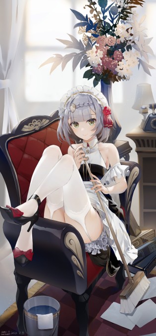 《原神》诺艾尔5k手机壁纸