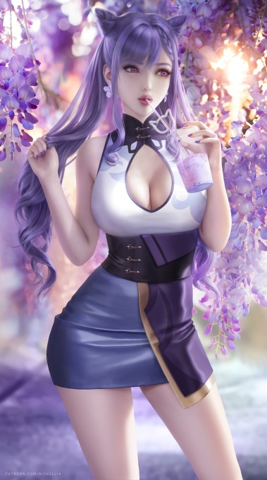 《原神》刻晴6k手机壁纸