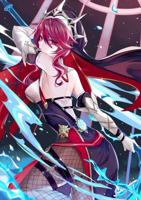 《原神》罗莎莉亚2k手机壁纸
