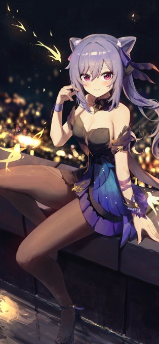 《原神》刻晴2k手机壁纸