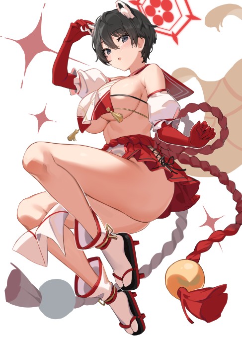 《碧蓝档案》春日椿2k手机壁纸