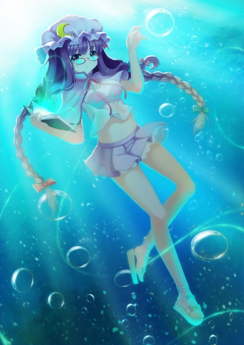 《东方Project》帕秋莉&middot;诺蕾姬2k手机壁纸