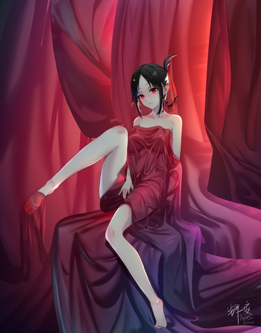 《辉夜大小姐想让我告白~天才们的恋爱头脑战~》四宫辉夜4k手机壁