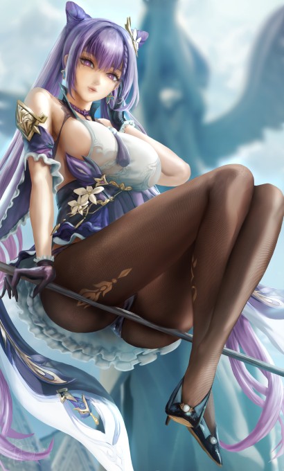 《原神》刻晴5k手机壁纸
