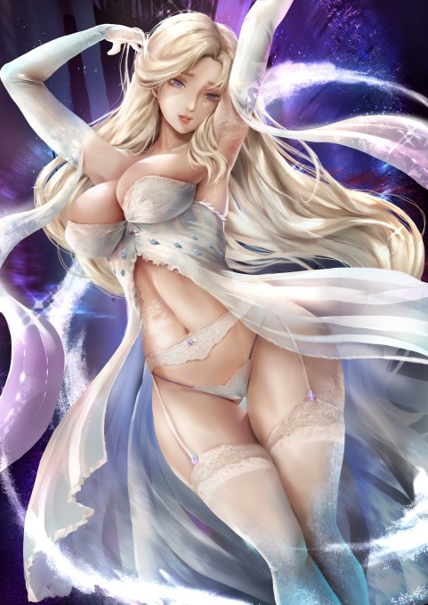 《冰雪奇缘》艾莎4k手机壁纸