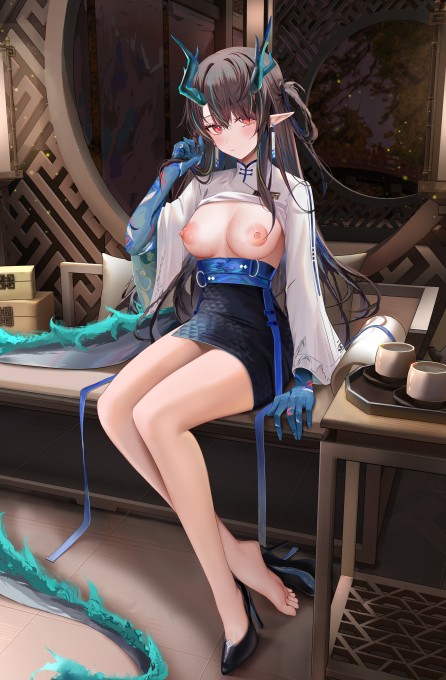 《明日方舟》夕6k手机壁纸