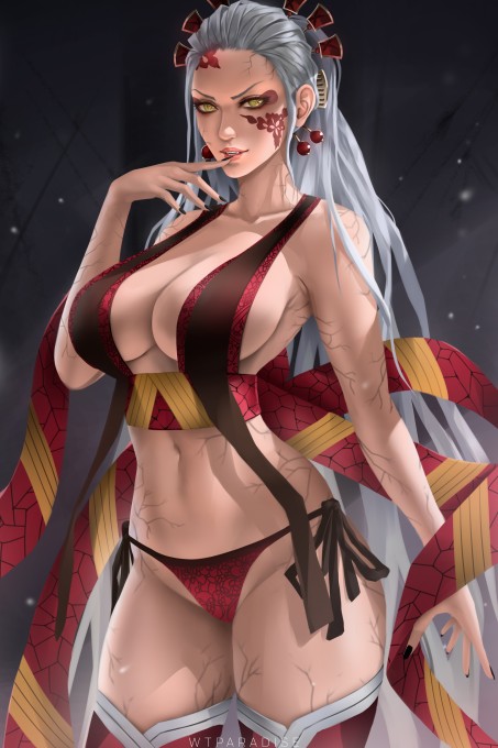 《鬼灭之刃》堕姬4k手机壁纸