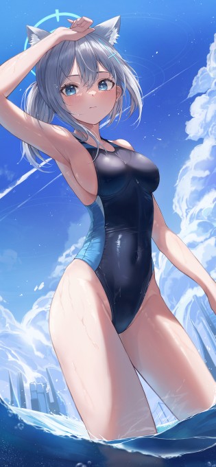 《碧蓝档案》砂狼白子2k手机壁纸