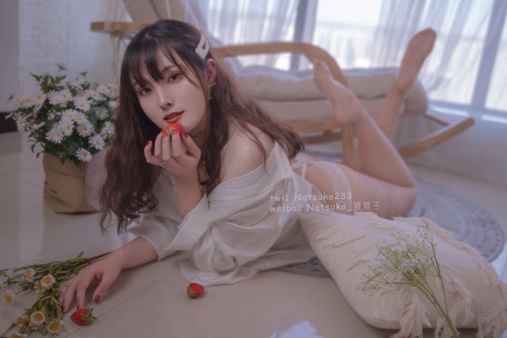 夏夏子男友衬衫