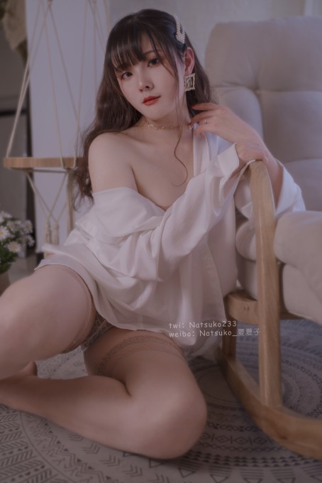 夏夏子男友衬衫