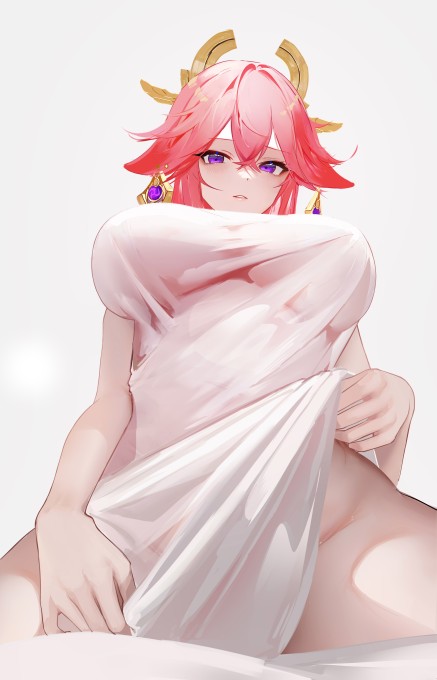《原神》八重神子5k手机壁纸