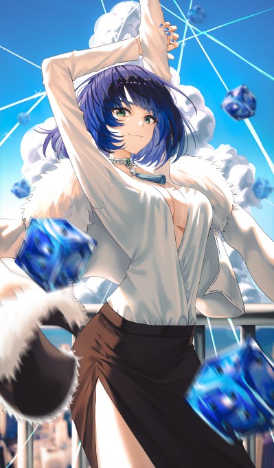 《原神》夜兰5k手机壁纸