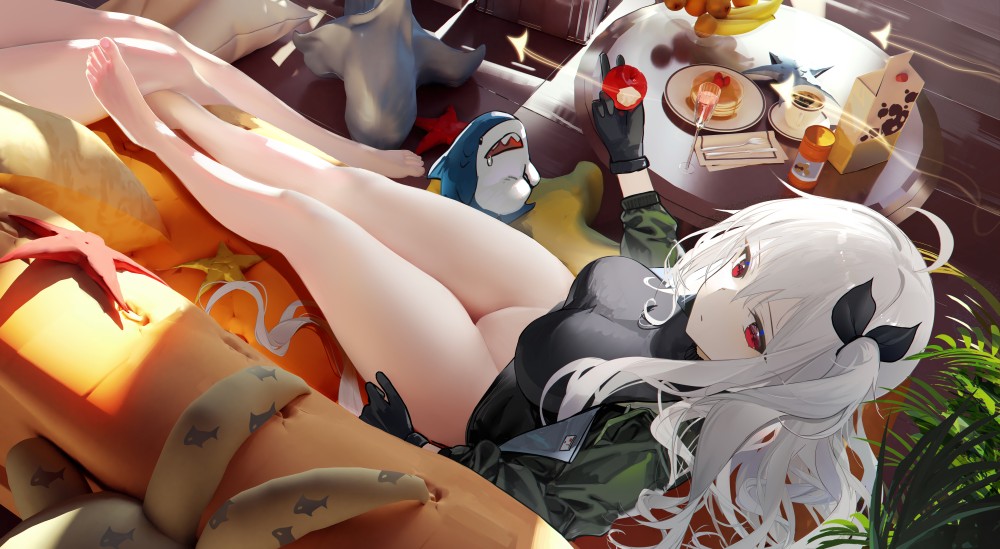 《明日方舟》斯卡蒂6k电脑桌面壁纸