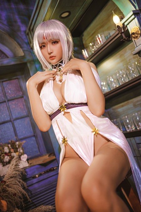 Hoshilily Azur Lane Massachusetts Cosplay