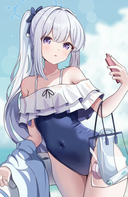 《碧蓝档案》月雪宫子2k手机壁纸