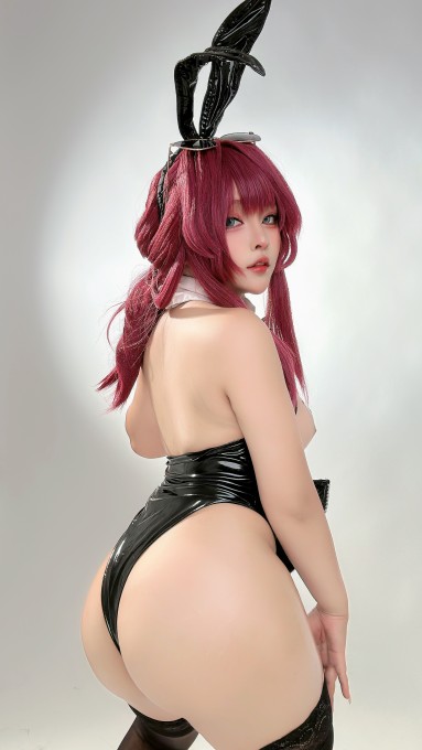 Sayo Momo卡芙卡乳胶兔女郎