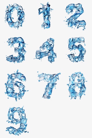冰块数字