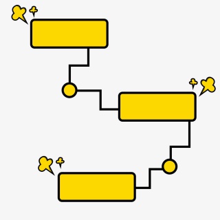 卡通手绘大气创意黄色促销标签