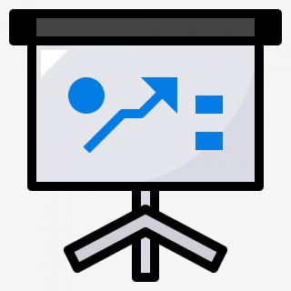 演示统计图标
