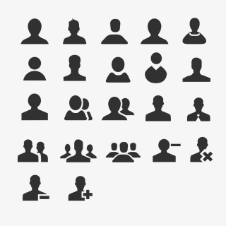 个人中心图标网站图标app图标昵称图标人头像图标