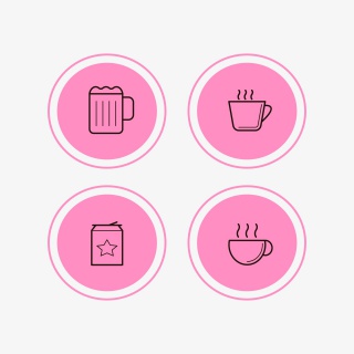 饮品元素图标合集