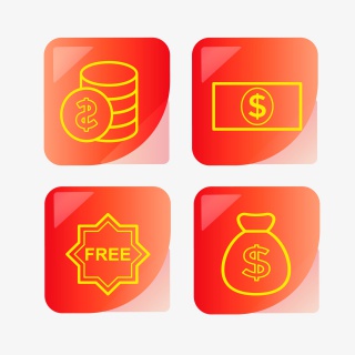 金融财富图标合集