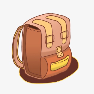 棕色书包旅游包