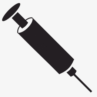 注射器剪影