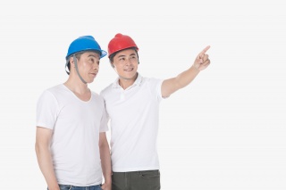 建筑工人形象