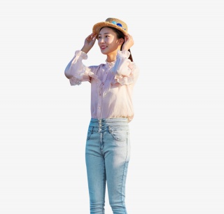 文艺清新美女