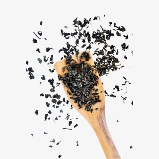 茶叶绿茶勺子高清实物摄影拍摄