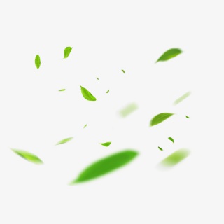 叶子飘落设计PNG元素素材