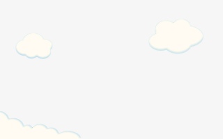 空中漂浮的白云