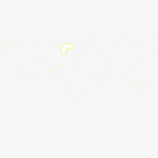 黄色白色月亮弯月星星星空唯美梦