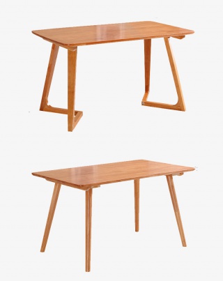 简单餐桌家具素材