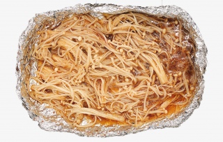 锡纸烤金针菇
