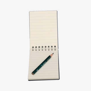 记事本办公用品素材免抠
