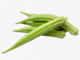 一丢绿色的好吃蔬菜秋葵