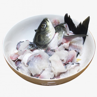 鱼片火锅配菜实物免抠png素材