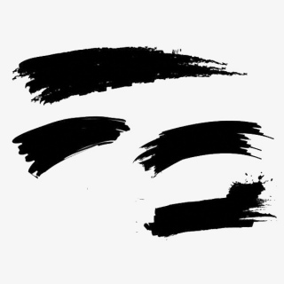 水墨元素笔画笔刷素材