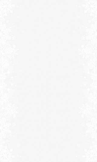 白色雪花边框框矢量