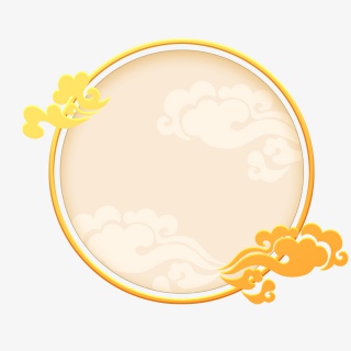 新中式祥云边框