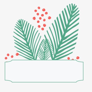 小清新手绘植物可爱风边框