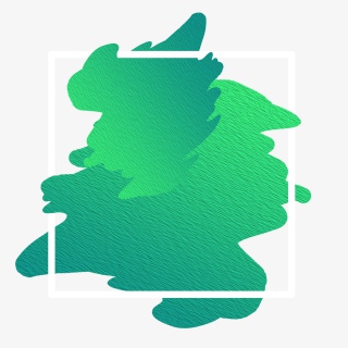 油画炫彩质感渐变边框png