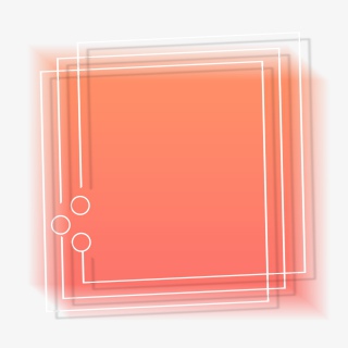 简约线条渐变边框png