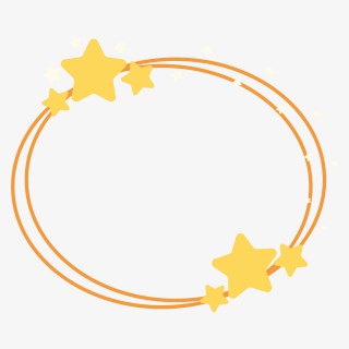 清新可爱星星卡通手绘装饰边框