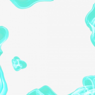 荧光孔雀宝石绿炫边框