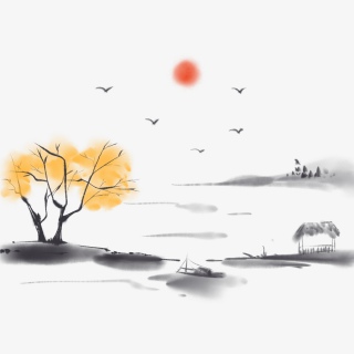 中国风水墨山水
