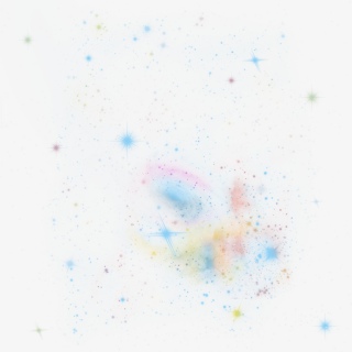 梦幻色彩斑斓星空银河
