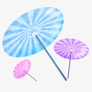 春季清明节油纸伞设计图片